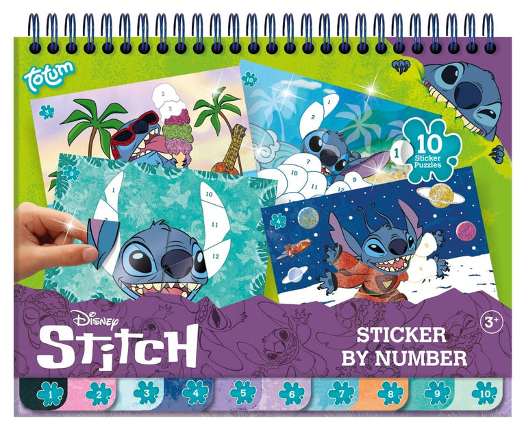 Stitch Knutsel Boek Nummer Stickeren - Partywinkel - 8714274700123