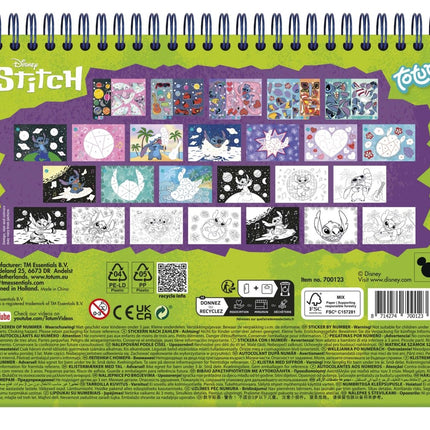 Stitch Knutsel Boek Nummer Stickeren - Partywinkel - 8714274700123