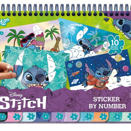 Stitch Knutsel Boek Nummer Stickeren - Partywinkel - 8714274700123