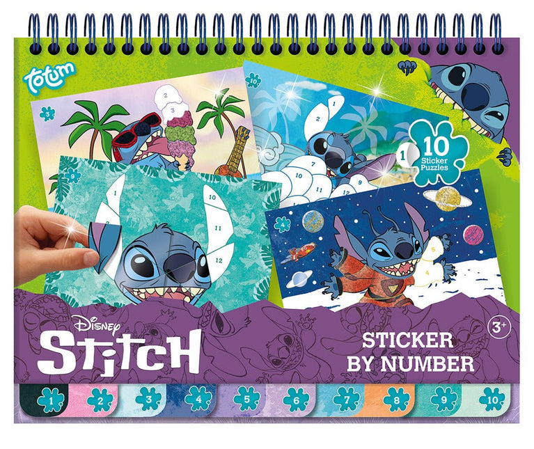 Stitch Knutsel Boek Nummer Stickeren - Partywinkel - 8714274700123