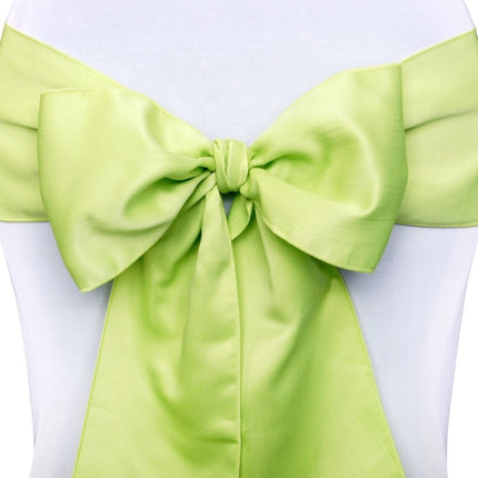 Stoelstrikken Lime Groen 2,75m 10st van Partydeco koop je bij Partywinkel