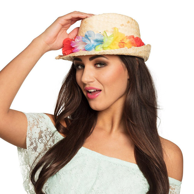 Strohoed Hawaii - Partywinkel - 8712026525352