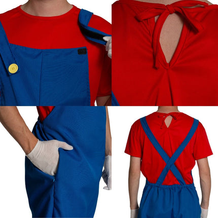 Super Mario Pak Rood Blauw Heren van PartyXclusive koop je bij Partywinkel