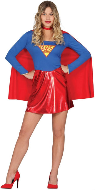 Super Vrouw Kostuum - Partywinkel - 8434077848449