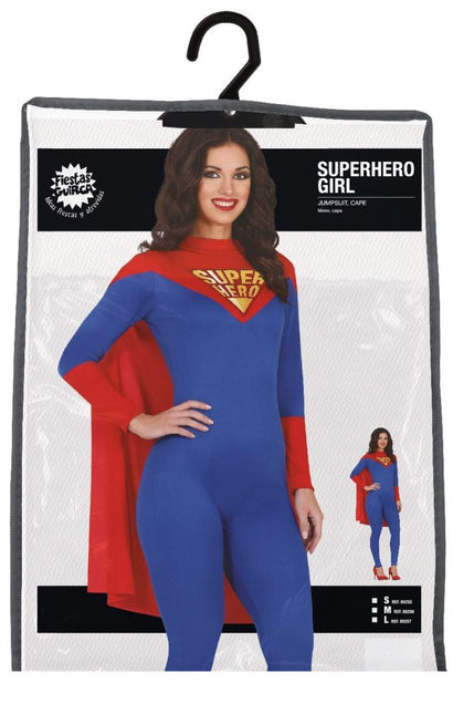 Supergirl Kostuum Blauw Dames van Fiestas Guirca koop je bij Partywinkel