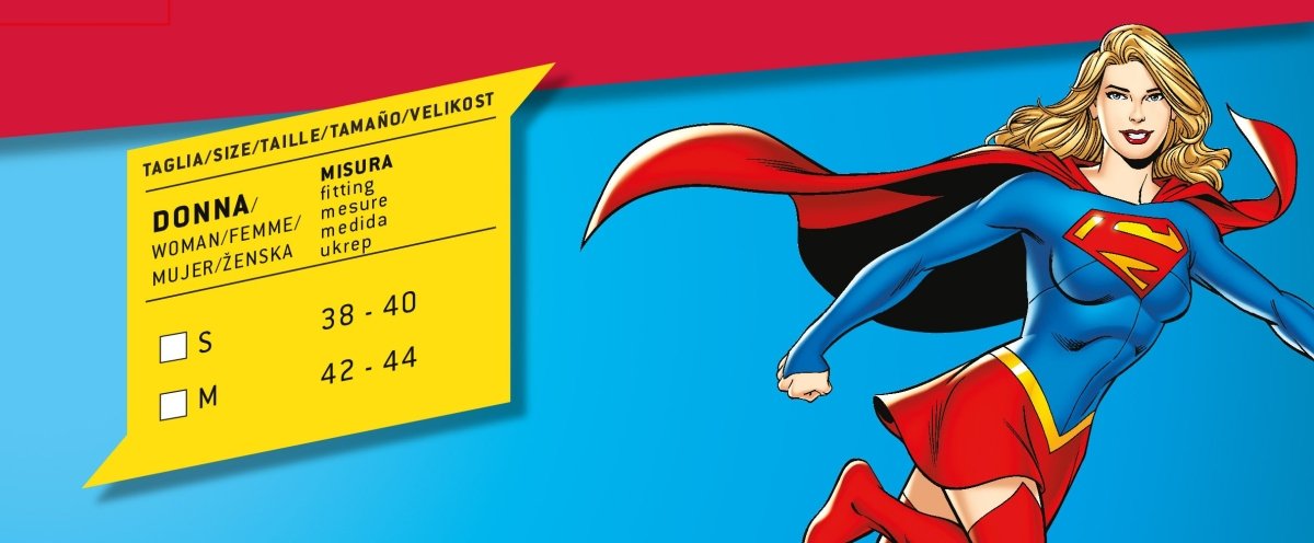 Supergirl Kostuum Dames Blauw Rood van Ciao International koop je bij Partywinkel