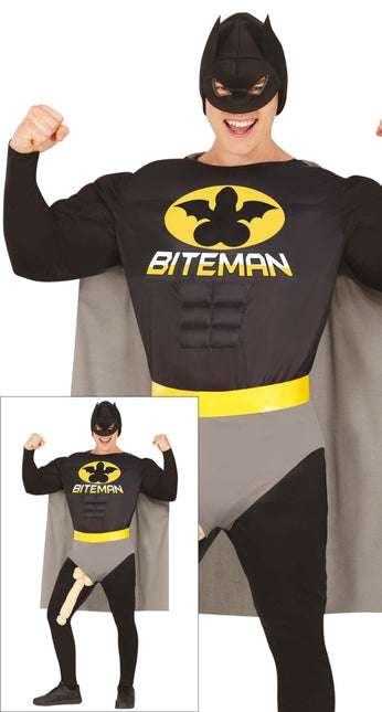 Superheld Kostuum Heren Biteman - Partywinkel - 8434077862049