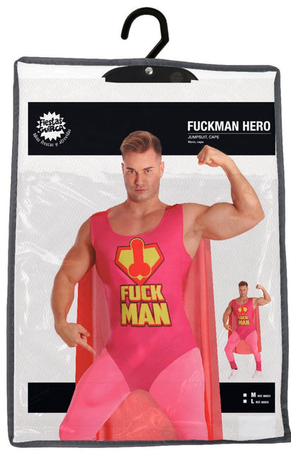 Superheld Kostuum Heren Fuckman - Partywinkel - 8434077860250