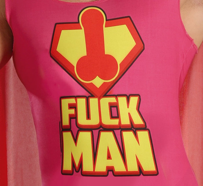Superheld Kostuum Heren Fuckman - Partywinkel - 8434077860250