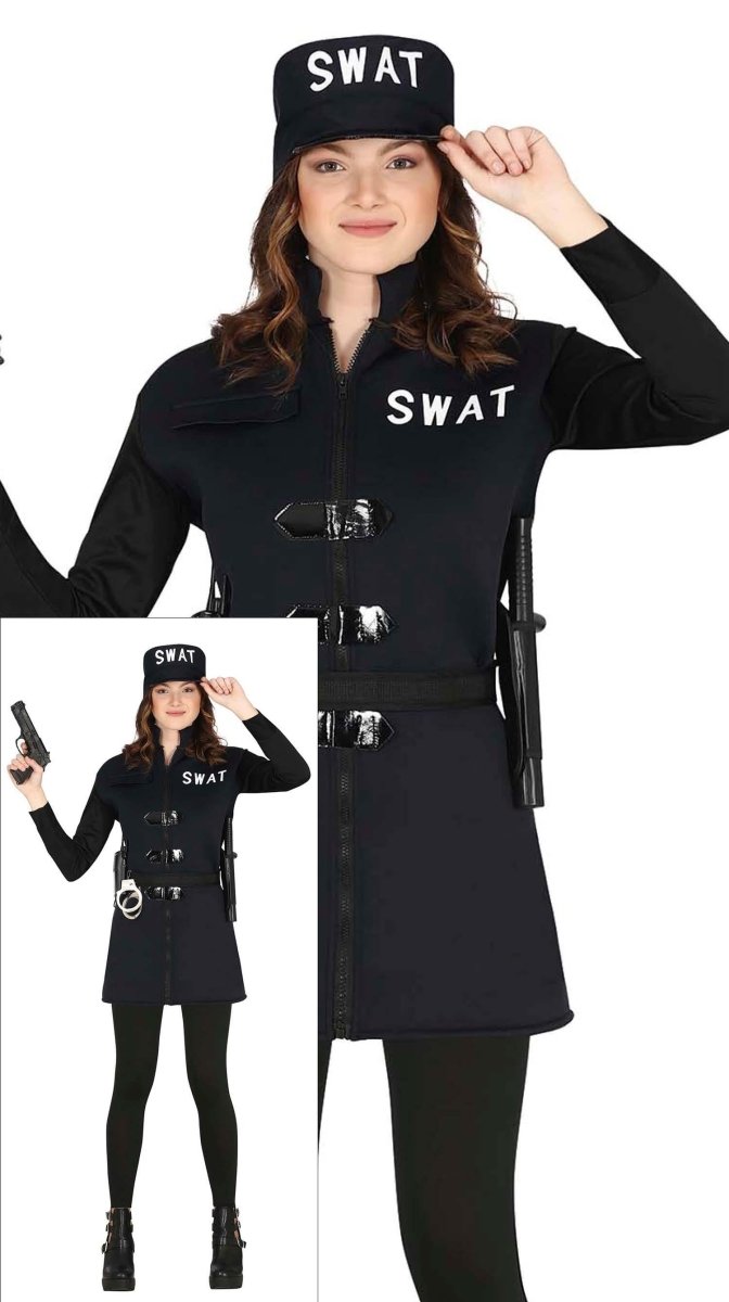 Camicia della polizia SWAT ★ Per carnevale e feste in maschera