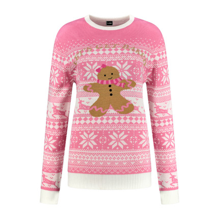 Maglione di pan di zenzero rosa per bambini