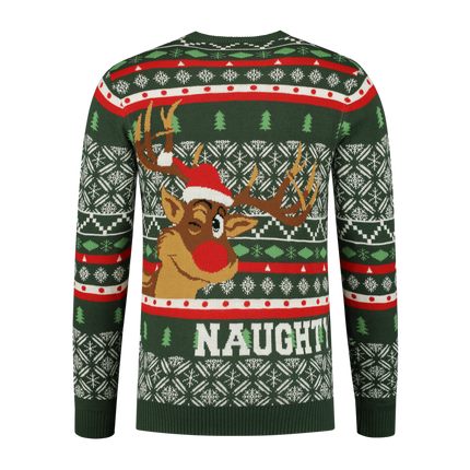 Maglia Naughty or Nice Rudolph Uomo