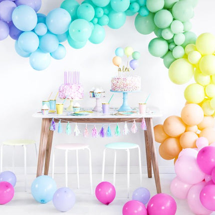 Taarttoppers Alfabet 12cm 53st van Partydeco koop je bij Partywinkel