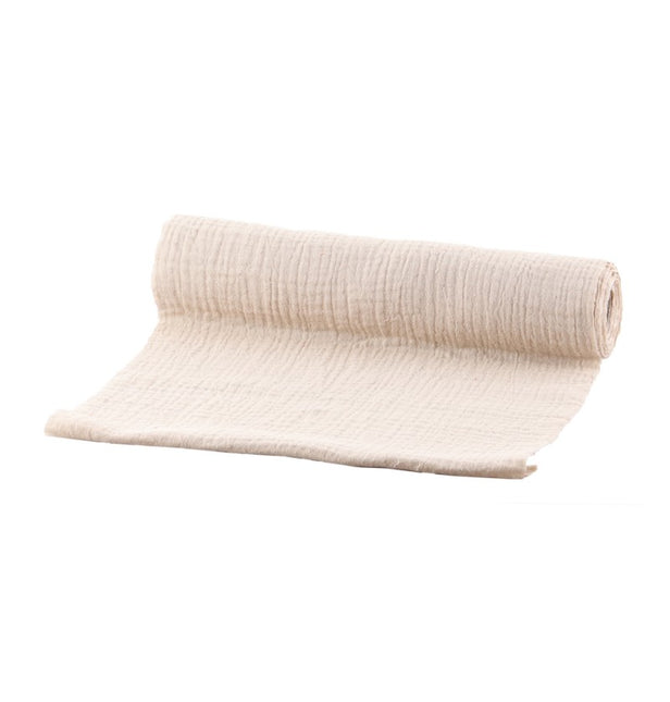 Runner da tavola in cotone avorio 3m