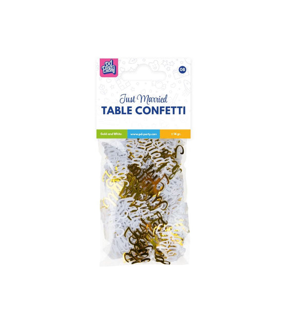 Coriandoli da tavolo per matrimonio in oro bianco 14gr