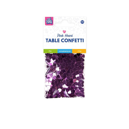 Coriandoli da tavola rosa 14gr