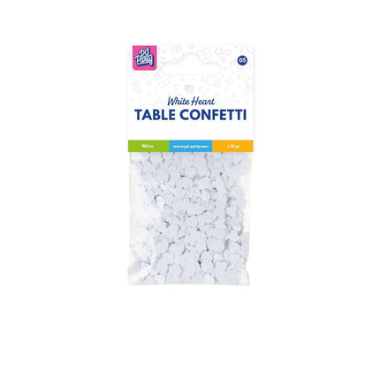 Coriandoli da tavola bianchi 14gr