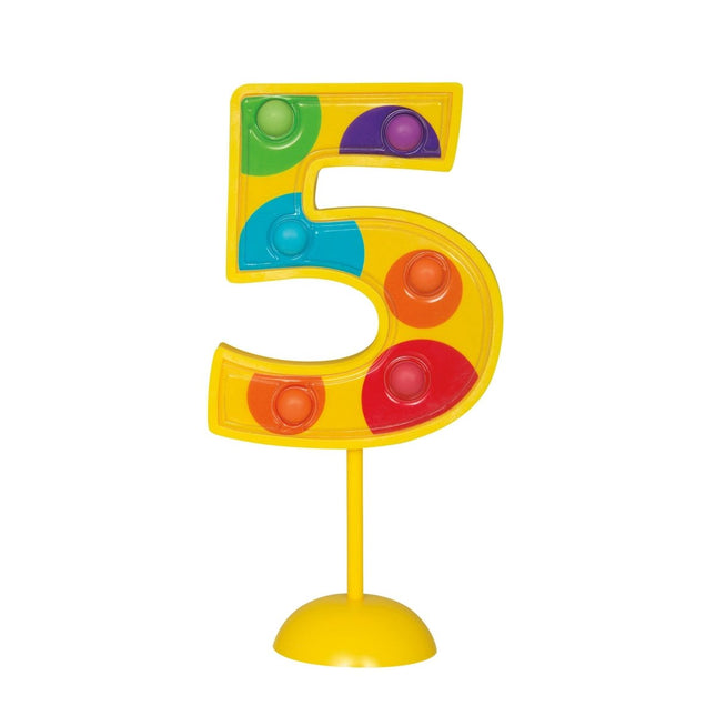 Tafeldecoratie 5 Jaar Stippen van Unique koop je bij Partywinkel