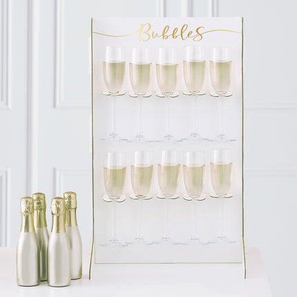 Tafeldecoratie Prosecco Standaard 60cm van Ginger Ray koop je bij Partywinkel