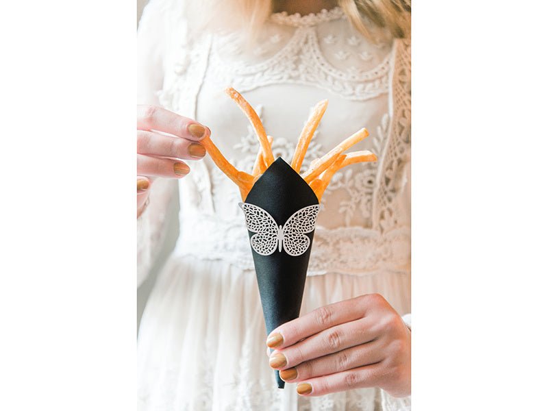 Tafeldecoratie Vlinder Papier Wit 6,5cm 10st van Partydeco koop je bij Partywinkel