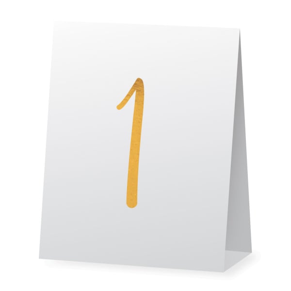 Tafelkaarten Nummers 8st van Riethmueller koop je bij Partywinkel