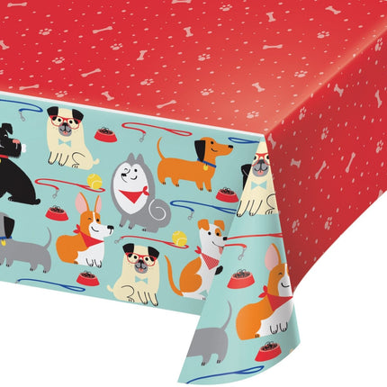 Tafelkleed Honden 2,59m van Creative Converting koop je bij Partywinkel