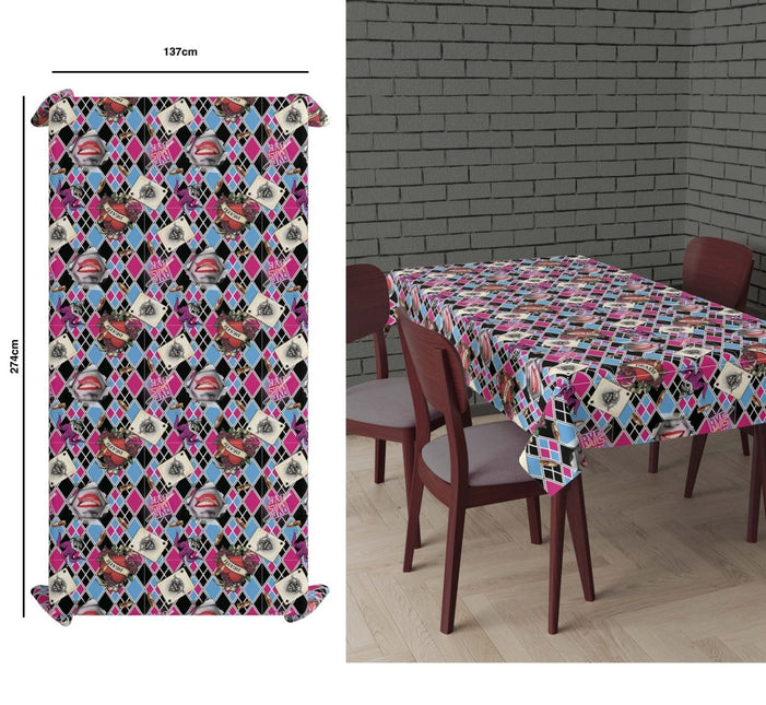 Tafelkleed Suicide Squad 2,74m van Fiestas Guirca koop je bij Partywinkel