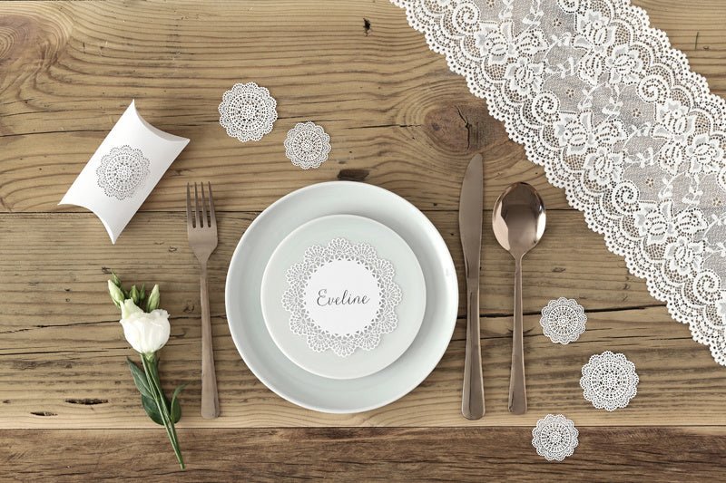 Tafelloper Kant 15cm 9m van Partydeco koop je bij Partywinkel