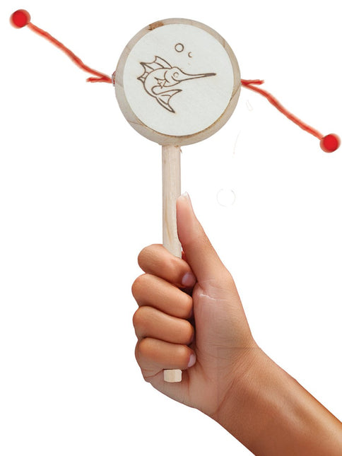 Tambourine rattle 20 cm van Fiestas Guirca koop je bij Partywinkel