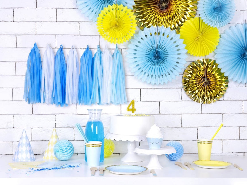 Tassel Slinger Blauw 2m van Partydeco koop je bij Partywinkel