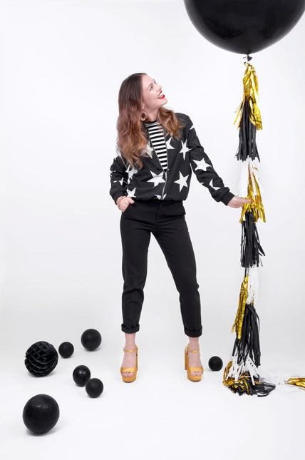 Tassel Slinger Zwart Goud 2m van Partydeco koop je bij Partywinkel
