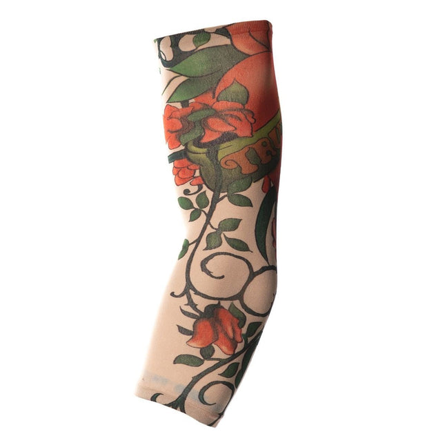 Tattoo Sleeve Roos van Partychimp koop je bij Partywinkel