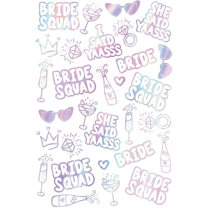 Tattoos - She Said Yaasss - 30 stuks van Folat koop je bij Partywinkel