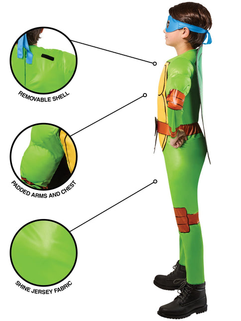 Costume TMNT 4 in 1 - Teenage Mutant Ninja Turtles