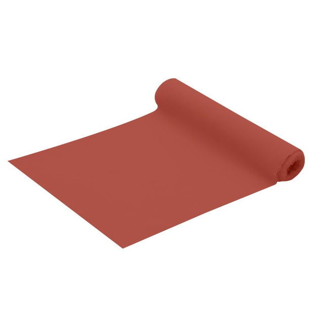 Runner da tavolo rosso in terracotta 5m