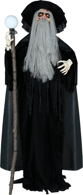 Tovenaar Pop Met Licht, Geluid En Beweging 1,9m van Fiestas Guirca koop je bij Partywinkel