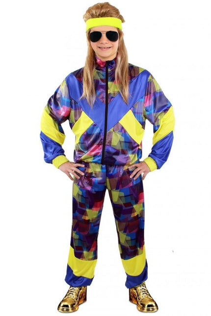 Trainingspak 80`S Style Kids 164 van PartyXplosion koop je bij Partywinkel