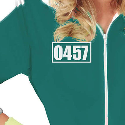 Trainingspak Cijfers Dames Groen van Fiestas Guirca koop je bij Partywinkel