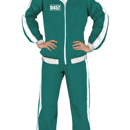 Trainingspak Met Cijfers Meisjes Groen 14/16 jaar van Fiestas Guirca koop je bij Partywinkel