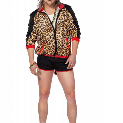 Trainingspak Panter Kort Heren van Wilbers & Wilbers koop je bij Partywinkel