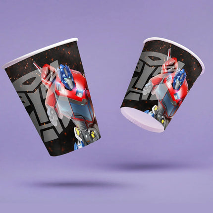 Bicchieri Transformers da 250 ml, 8 pezzi