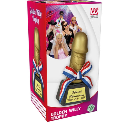 Trofee Gouden Piemel van Widmann koop je bij Partywinkel