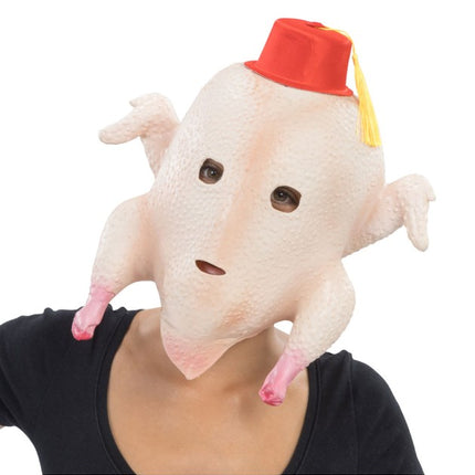 Maschera da tacchino con fez, 37 cm
