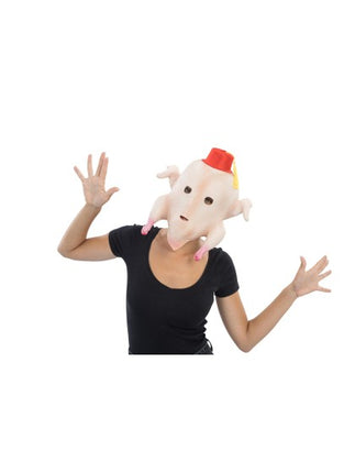 Maschera da tacchino con fez, 37 cm