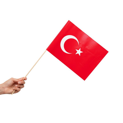 Turkije Vlag 10st van WeFiesta koop je bij Partywinkel