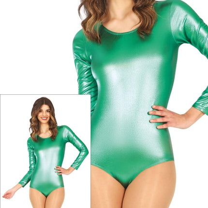 Turnpak Groen Dames Metallic van Fiestas Guirca koop je bij Partywinkel