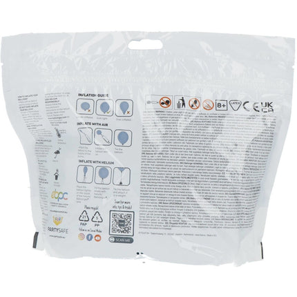 Turquoise Ballonnen Calm Turquoise 33cm 50st van Folat koop je bij Partywinkel