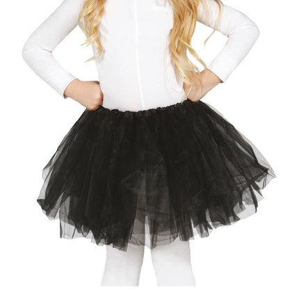 Tutu Kind Zwart 31cm van Fiestas Guirca koop je bij Partywinkel
