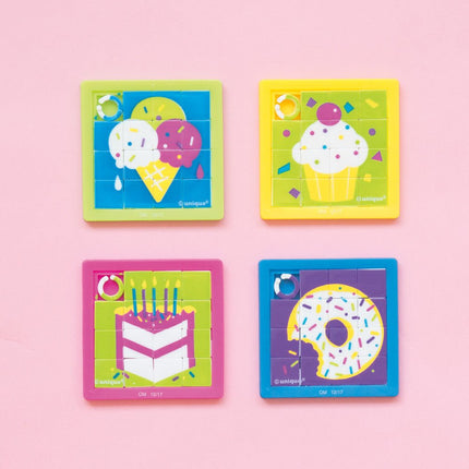 Uitdeelcadeautjes Schuifpuzzels 6cm 10st van Unique koop je bij Partywinkel
