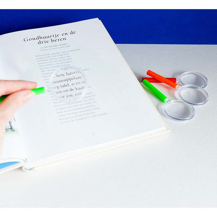 Uitdeelcadeautjes Vergrootglas 10,5cm 4st van Boland koop je bij Partywinkel